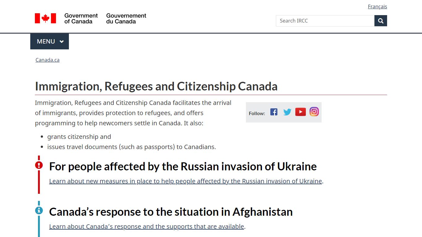 Immigration, Refugees and Citizenship Canada - Canada.ca